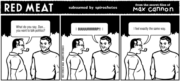 “How about religion?”  “Pull my finger”