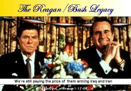 Does it make ANYBODY else sick to hear people praising Reagan?