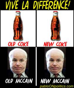 Both Cokes are better than either McCain